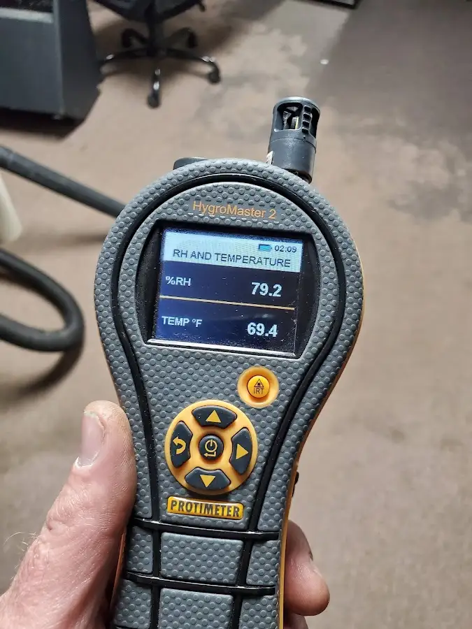 Moisture meter humidity assessment for Fire & Smoke Damage Restoration in Chula Vista