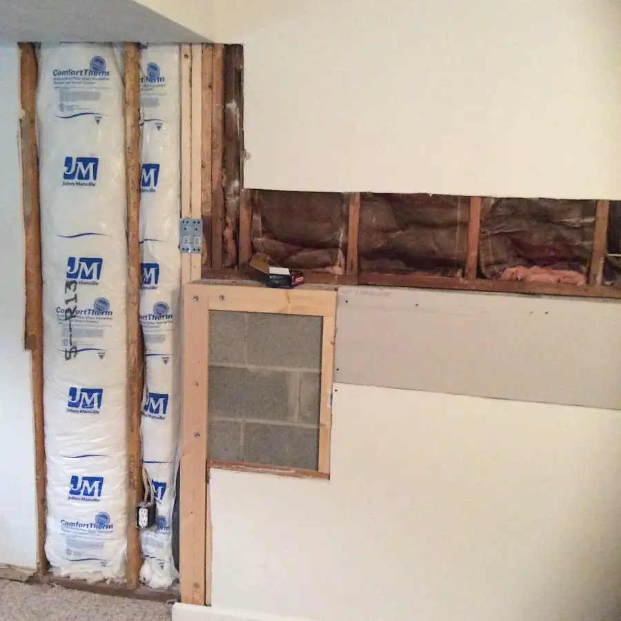 Wall insulation replacement during Odor Removal & Deodorization in Chula Vista